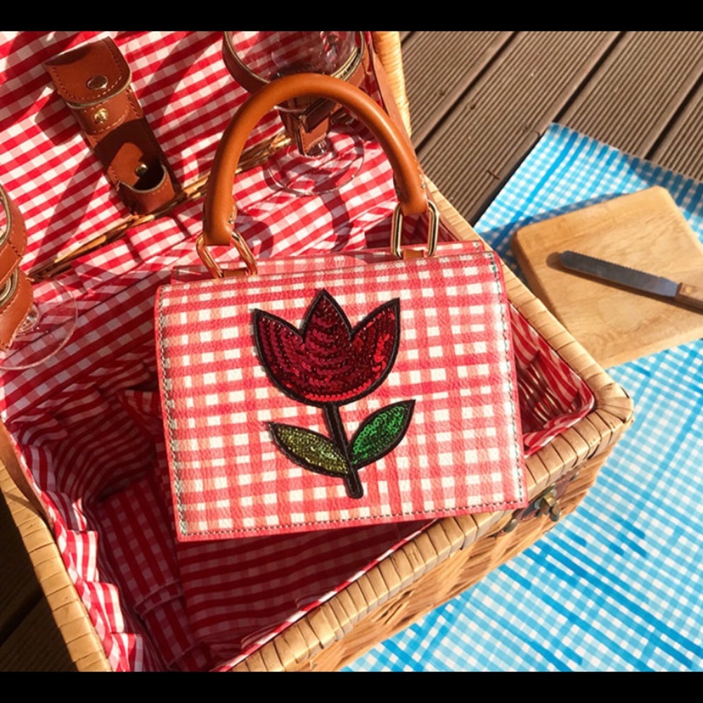 Playnomore Tulip Check Handbag